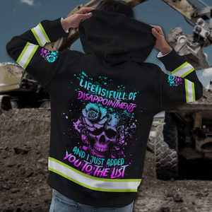Sublimación personalizada para hombre, cinta reflectante de manga larga, sudaderas con capucha de secado rápido Hi Vis para hombre, ropa de trabajo de poliéster 100%, chaquetas con capucha - Product Image 5