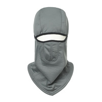 Cache-cou respirant pour casque de moto et de vélo, cache-tête de sport, protection UV, écharpe pour homme/femme, noir