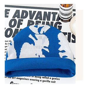 Gorro de Invierno de Punto Moderno Y2K para Hombre, Gorro de Lana Cálido y Moderno, Estilo Urbano, Suave y Acogedor para Uso Diario - Product Image 4