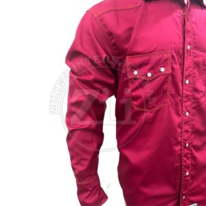 Camisa de seguridad de algodón de manga larga transpirable reflectante FR ignífugo impermeable 300C-500C resistencia al calor izquierda/derecha - Product Image 3