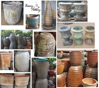 [Leo Nguyen Le] -Jardinières d'extérieur en gros-Jardinière antique-Vase rustique-Pots Atlantis-Grand pot-Poterie d'argile