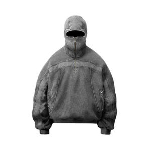 เสื้อฮู้ดกรดล้างจากโรงงานปากีสถานสําหรับบุรุษ - Product Image 6