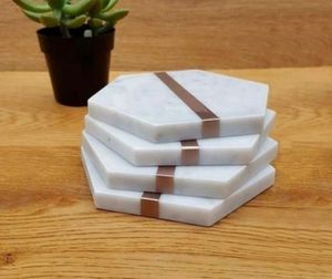 Sous-verre décoratif de table de luxe au prix de gros Tapis pour tasses à thé en pierre d'agate et bois et résine au design personnalisé - Product Image 4