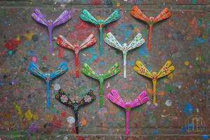 Artesanías de libélula de bambú únicas, libélulas de bambú hechas a mano de alta calidad de Vietnam - Product Image 6