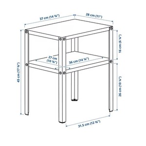 Fabrication indienne Table de chevet industrielle en métal pour la chambre à coucher Essentials et articles décoratifs disponibles au prix d'usine - Product Image 2