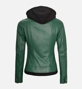 Chaquetas de piel sintética para damas, marca personalizada, suministro de fábrica, servicio OEM, entrega rápida, estilo moderno, disponible a granel - Product Image 2