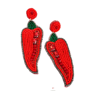 Bijoux brodés à la main Boucles d'oreilles de fête pour femmes avec perles anciennes dorées Personnalisation disponible pour la dernière mode - Product Image 6