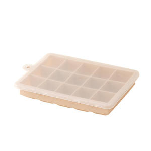 Molde de silicona para cubitos de hielo apilable, flexible, reutilizable, ecológico, con tapa, popular en internet, para el hogar - Product Image 5
