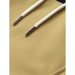 Sudadera con Capucha de Algodón Grueso para Hombre, Estilo Holgado con Hombros Caídos, Forro Polar Cálido y Grueso, Logotipo Personalizado, Ropa de Calle de Invierno - Product Image 4