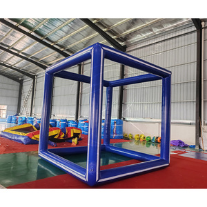 Red de entrenamiento deportiva inflable portátil de PVC, jaula gigante inflable para golf, módulo de práctica de fútbol, carpa para uso comercial - Product Image 2