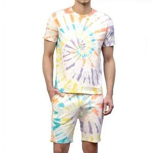 El mejor traje deportivo de verano de calle para hombre, cómodo 100% de algodón, transpirable, de secado rápido, Camiseta corta, Conjunto de camiseta para correr de talla grande - Product Image 1