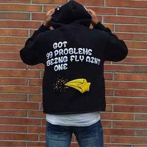 เสื้อฮู้ดพิมพ์ลายพัฟฟ์สำหรับผู้ชาย สวมใส่สบาย ผ้าฟลีซอุ่น ทรงโอเวอร์ไซส์ เหมาะสำหรับฤดูหนาว ดีไซน์ทันสมัย สไตล์สตรีทแวร์ ใส่ได้ทุกวัน - Product Image 5