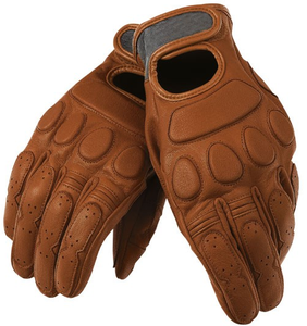 ถุงมือแข่งรถหนังแท้มีหลายสีถุงมือขี่มอเตอร์ไซค์หนังแท้แบบพรีเมี่ยม - Product Image 6