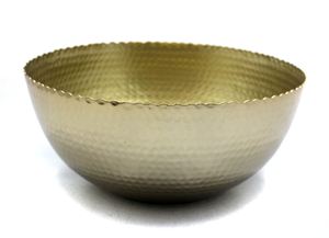 ชามสลัดโลหะทรงกลมทำจากอะลูมิเนียมสีดำสำหรับเสิร์ฟอาหารทำด้วยมือ - Product Image 4