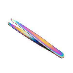 Pince à épiler professionnelle pour sourcils et cils, à pointe inclinée, en acier inoxydable, pour l'épilation et l'entretien, outil de beauté, Pakistan - Product Image 5