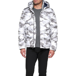 Chaqueta acolchada de lana para hombre, capucha, estilo callejero, servicio OEM disponible, estándar, tallas grandes, colección de invierno, envío DDP - Product Image 4