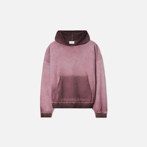 Sweats à capuche délavés à l'acide pour hommes noirs 100% coton vêtements d'extérieur de haute qualité avec design personnalisé bon fournisseur - Product Image 6