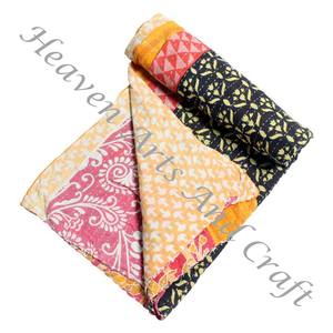 <b>Kantha</b> <b>Quilt</b> Gudari <b>Kantha</b> <b>Quilt</b> Gudari Hot Selling Wholesale Gold Supplier GD2002 Handmade <b>Kantha</b> <b>Quilt</b> Cotton Printed Indian - Product Image 6