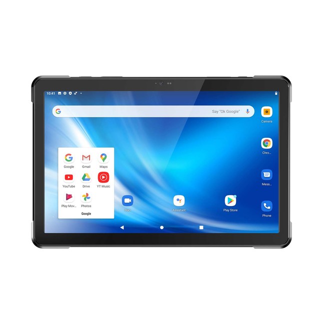 CENAVA 10 Inch Slim Rugged Tablet Android 14 IP68 MT6789V Waterproof Industrial Tablet USB Type-C NFC