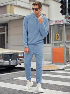 Conjunto de Sudadera con Capucha y Pantalones 100% Algodón, Ropa Urbana de Invierno, Ligera, Ecológica, Transpirable, con Cordón y Estampado - Product Image 5