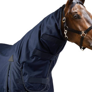 Vente chaude Sports de luxe en plein air Tapis d'équitation Couleur bleu marine Polyester fait Tapis de cheval avec taille personnalisée Service OEM - Product Image 4