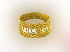 CIENCIA Y QUIRÚRGICO VENTA CALIENTE VIDRIO OFTÁLMICO VOLK 90D LENTE, PARA PRUEBAS DE OJOS COLOR DORADO ENVÍO INTERNACIONAL GRATIS... - Product Image 2