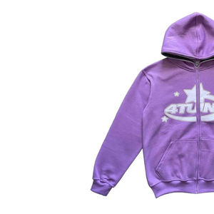 เสื้อฮู้ดผู้ชายสไตล์สตรีทเสื้อมีฮู้ดพิมพ์ลายซับลิเมชันเต็มรูปแบบโลโก้ออกแบบได้ตามต้องการ - Product Image 3