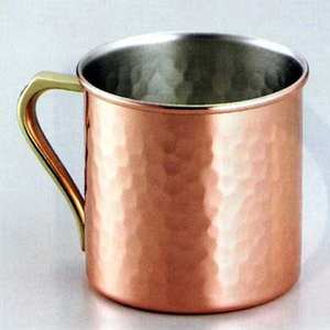 Taza de cobre sólido de alta calidad hecha a mano nuevo diseño elegante hecho a mano nuevo diseño taza de café de cobre más vendida - Product Image 6