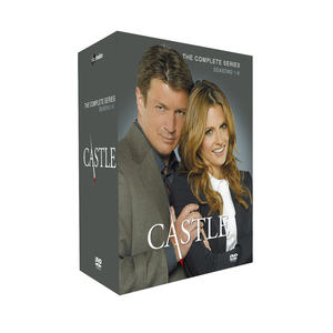 Fournisseur d'usine pour les coffrets DVD Castle Saisons 1-8, 38 disques pour usage domestique, livraison gratuite - Product Image 1