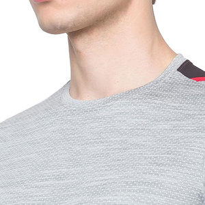 Logo personnalisé 2023 chemise de gymnastique d'entraînement d'été pour hommes 100% coton Muscle Fit col rond manches courtes Slim Fit Fitness vêtements de sport - Product Image 5