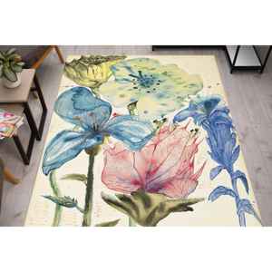 Alfombra de Flores, Alfombras de Flores de Dalí, Alfombra de Salvador Dalí, Alfombras de Reproducción, Alfombra Delgada No Tejida - Product Image 1