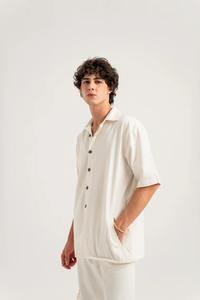 เสื้อเชิ้ตยีนส์ผู้ชายสุดเทรนดี้ แขนสั้น สไตล์ลำลองสุดเท่ พร้อมผ้าแห้งเร็วเป็นมิตรกับสิ่งแวดล้อมสำหรับฤดูร้อน - Product Image 4