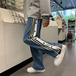 Pantalones Deportivos Casuales para Hombre 2021, Diseño Recto Personalizado, Ecológicos, Transpirables, de Secado Rápido, 100% Poliéster, Corte Ajustado, Servicio OEM - Product Image 2