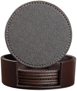 Luxury Style Leather Coaster Specially Design Most Demanding <b>Low</b> Price Use For <b>Table</b> Decor In Wedding Party Bar Restaurant - Product Image 3