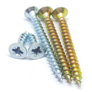 High Grade Plaster <b>Screws</b> Furniture Hardware for Wood Oem Custom Package Asian Factory - Product Image 2