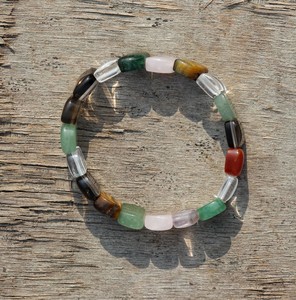 Agate Perle Guérison Chakra Bracelet Ajustable Multi Gemme Perles Ovales Classique pour Protection Cadeau Religieux Lui Mariages - Product Image 2