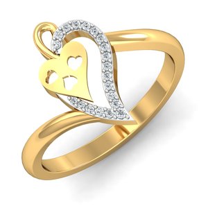Pulsera de piedras preciosas de circón chapada en oro de 18 quilates hecha a mano para mujer, compromiso delicado, propuesta de aniversario, diseño de corazón de anillo - Product Image 3