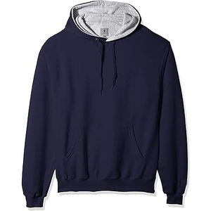 Sudaderas con capucha de algodón personalizadas para hombre con hombros caídos, jersey liso de peso pesado OEM para hombre, Sudadera con capucha de gran tamaño en blanco para hombre, 100% algodón - Product Image 2