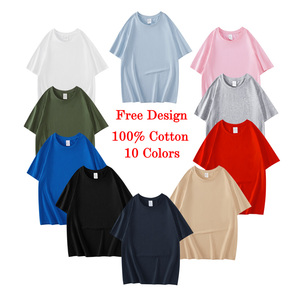 เสื้อยืดผ้าฝ้ายแท้สำหรับผู้ชายเสื้อยืด180gsm ผ้าฝ้าย100% คอกลมออกแบบโลโก้ได้ตามต้องการ - Product Image 2