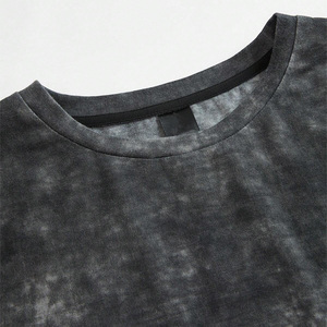 T-shirt tie dye personnalisé coloré pour femmes vêtements d'été en coton respirant avec des options de marque imprimées ou brodées à manches courtes - Product Image 5