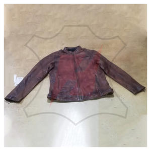 Chaqueta de Cuero para Mujer, Nueva, Elegante, Totalmente Personalizable, Mangas Largas, Impermeable, con Cremallera Frontal, Chaqueta de Cuero Moderna para Mujer - Product Image 1