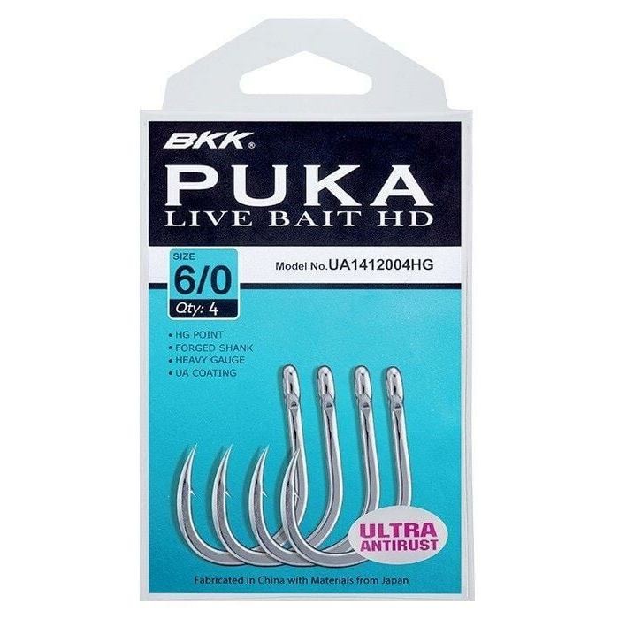 BKK Puka Livebait HD İğne 7/0 3 Pcs
