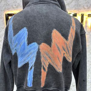 Prix réglable Tendance Style Le Plus Demandé Numérique Imprimé Polaire Fermeture Éclair À Capuche Solide 100% Coton Respirant Unisexe Hoodies - Product Image 6