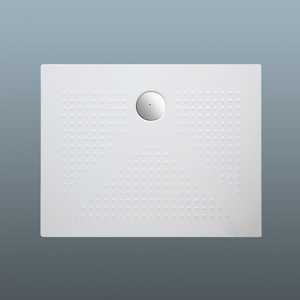 เฟอร์นิเจอร์ห้องน้ำ ดีไซน์อิตาลี ถาดรองอาบน้ำขนาด 70x90 ซม. พร้อมเซรามิก Altezza หนา 3 ซม. สีขาว - Product Image 1