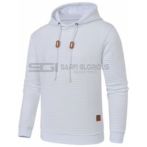 2025 nouveau design pull de haute qualité 100% coton personnalisé hommes sweats à capuche solide motif Streetwear mode pour l'automne - Product Image 2