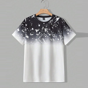 Ensembles courts pour hommes avec logo personnalisé Ensembles de shorts d'été à la mode 100% coton T-shirts et shorts décontractés pour hommes - Product Image 5