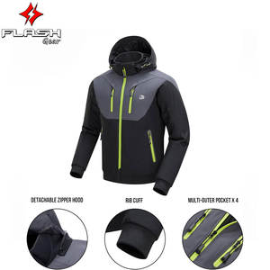 Veste de Moto avec Capuche Amovible et Capuche Amovible et Coupe-Vent, pour l'Hiver, Approuvé CE - Product Image 6