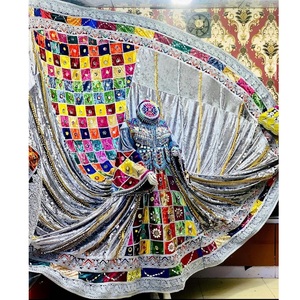 Vestido bordado tradicional Kuchi afgano hecho a mano 2024 para mujer, vestido Pashtun de Festival informal de terciopelo de alta calidad - Product Image 5