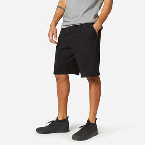 Shorts de plage unis vierges personnalisés Shorts de course Shorts de survêtement d'été pour hommes avec trous de maille sur le côté - Product Image 2