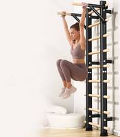 Tirette mur d'escalade de gymnastique salle de gym à domicile Suspension bois décrochage barre échelle suédoise